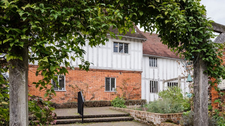 The Courtyard Garden at Lavenham Guildhall, Lavenham, Suffolk